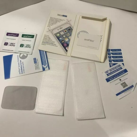 Tempered Glass Screen Protector 2 Pack for iPhone 8/7/6S/6, Unused - Picture 2 of 5